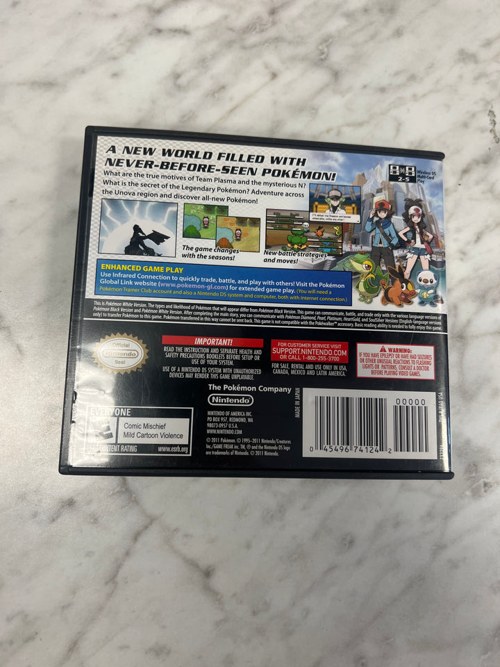 Pokemon White Version for Nintendo DS Case and Manual ONLY CO92524