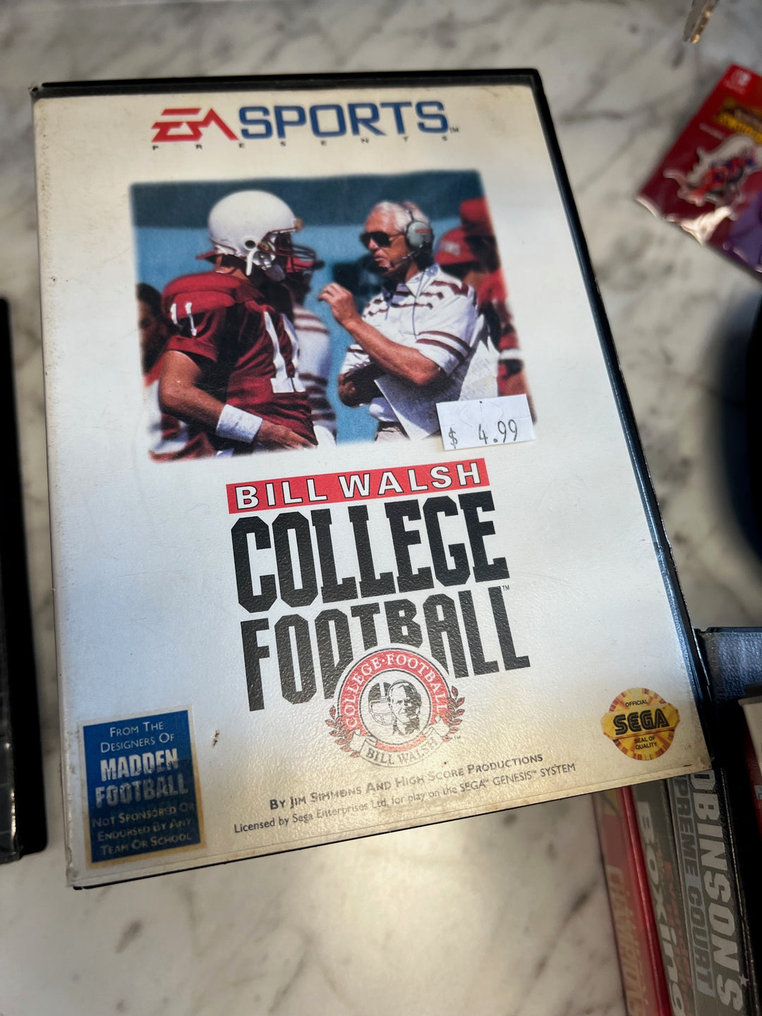 Bill Walsh College Football - Sega Genesis G71725