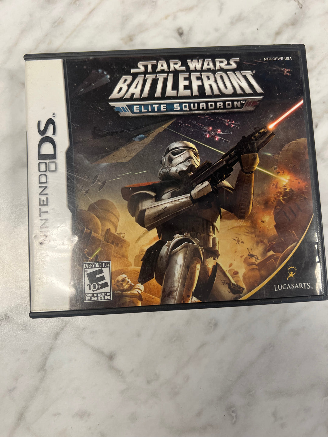 Star Wars Battlefront Elite Squadron for Nintendo DS Case and Manual ONLY CO92524