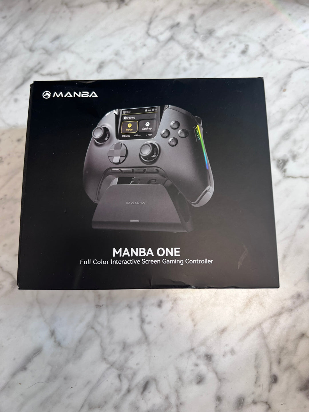 MANBA ONE Wireless Gaming Controller Full Color Screen w/ Dock UT21626