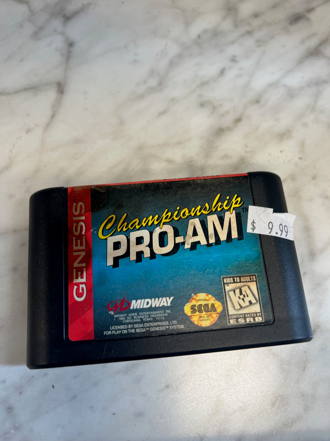 Championship Pro-AM - Sega Genesis G71725