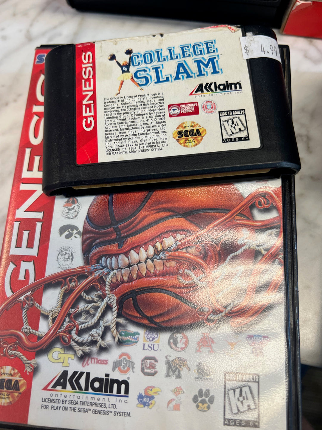 College Slam - Sega Genesis G71725