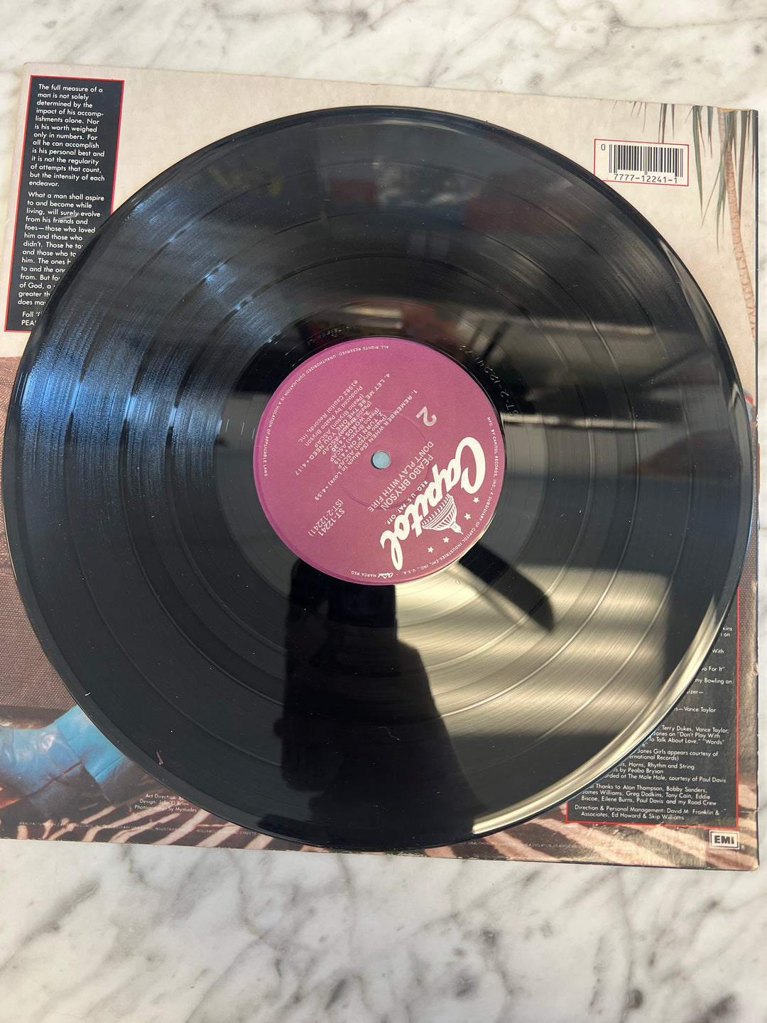 Peabo Bryson - Don’t Play with Fire - Vinyl Record DR71124