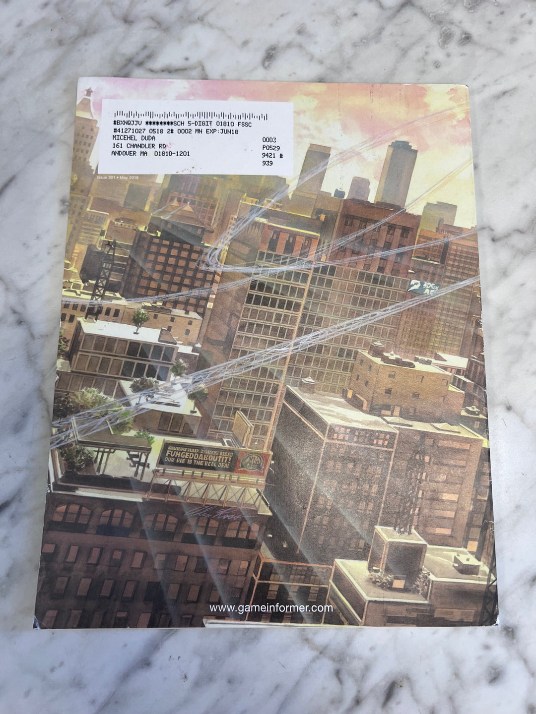 Game Informer Issue #301 (Spider-Man)   UM101025