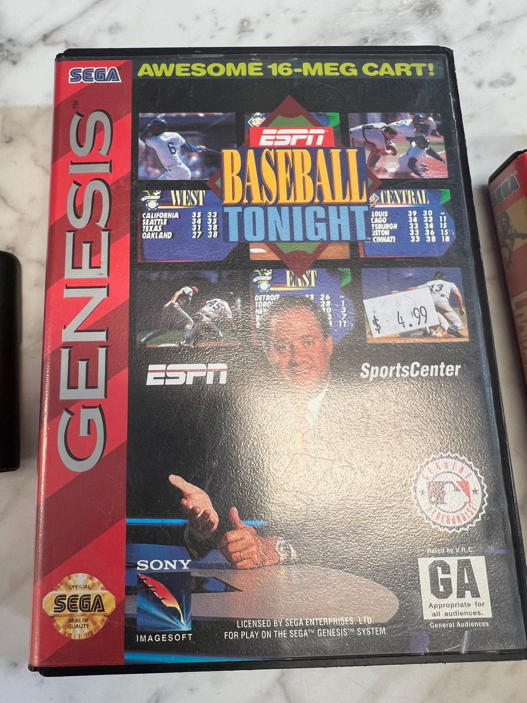 ESPN Baseball Tonight - Sega Genesis G71725