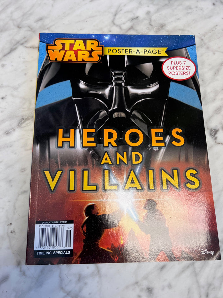 Star Wars Poster-a-Page Poster Book Heroes & Villains (Complete)  UM101025