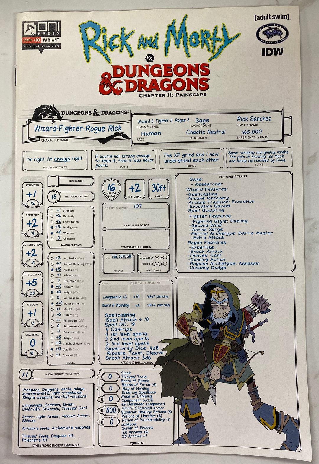 Rick and Morty vs Dungeons and Dragons Chapter 2: Painscape UG62626