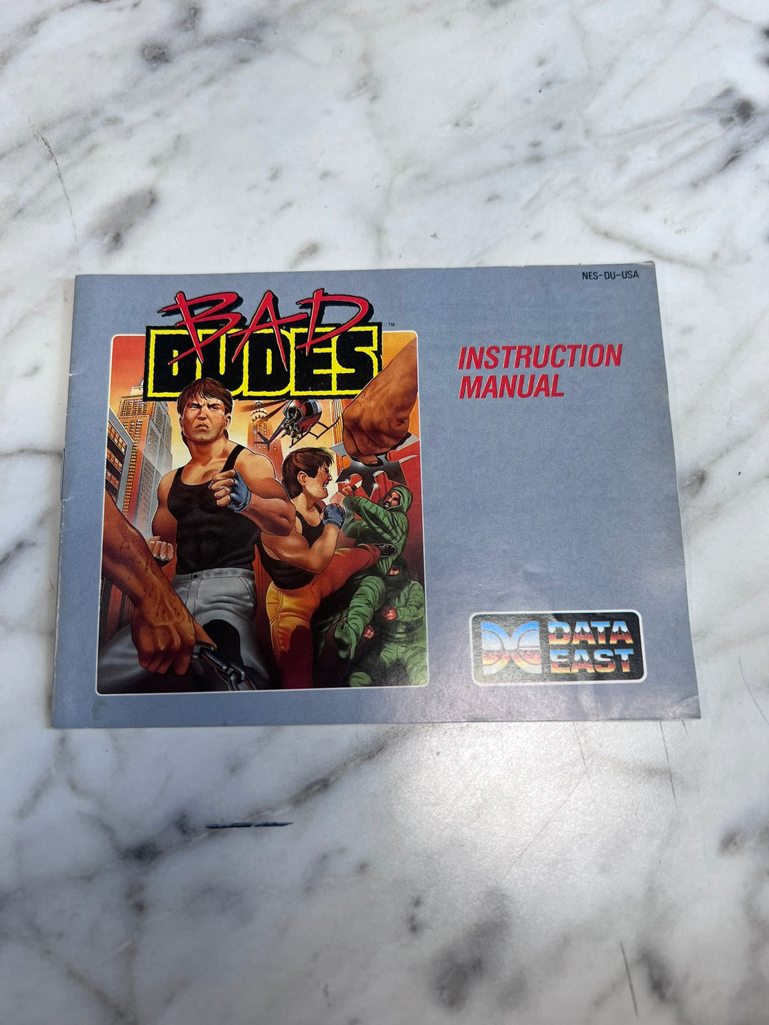 Bad Dudes Original Nintendo NES MANUAL ONLY MO21926