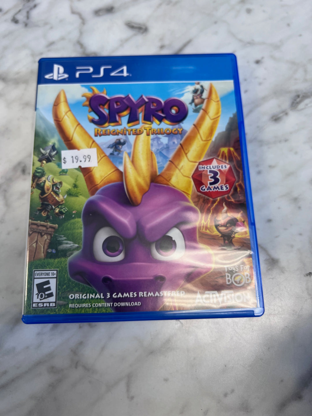 Spyro Reignited Trilogy PS4 Playstation 4 CASE ONLY No Game   CO101025