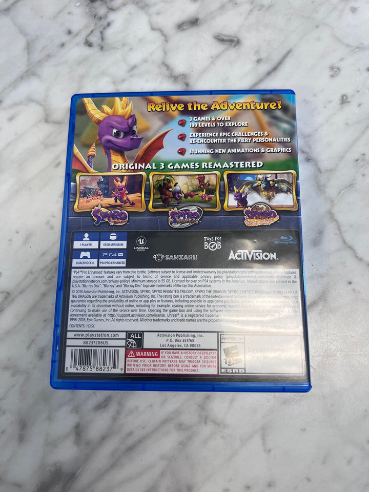 Spyro Reignited Trilogy PS4 Playstation 4 CASE ONLY No Game   CO101025