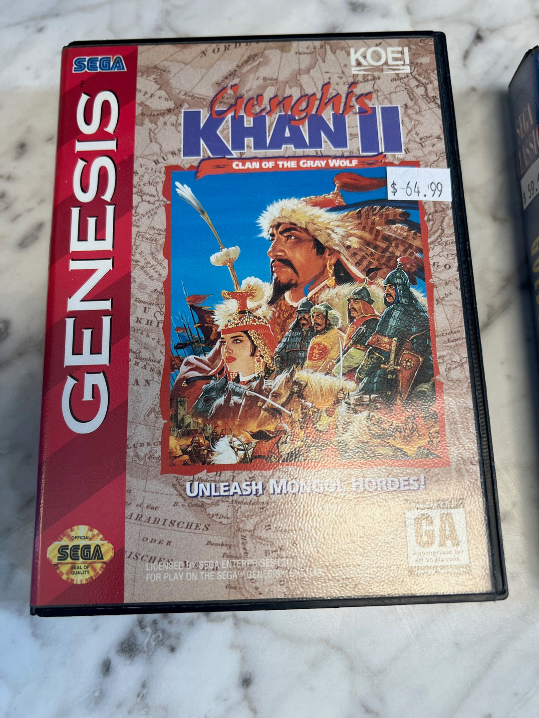 Genghis Khan II - Sega Genesis G71725