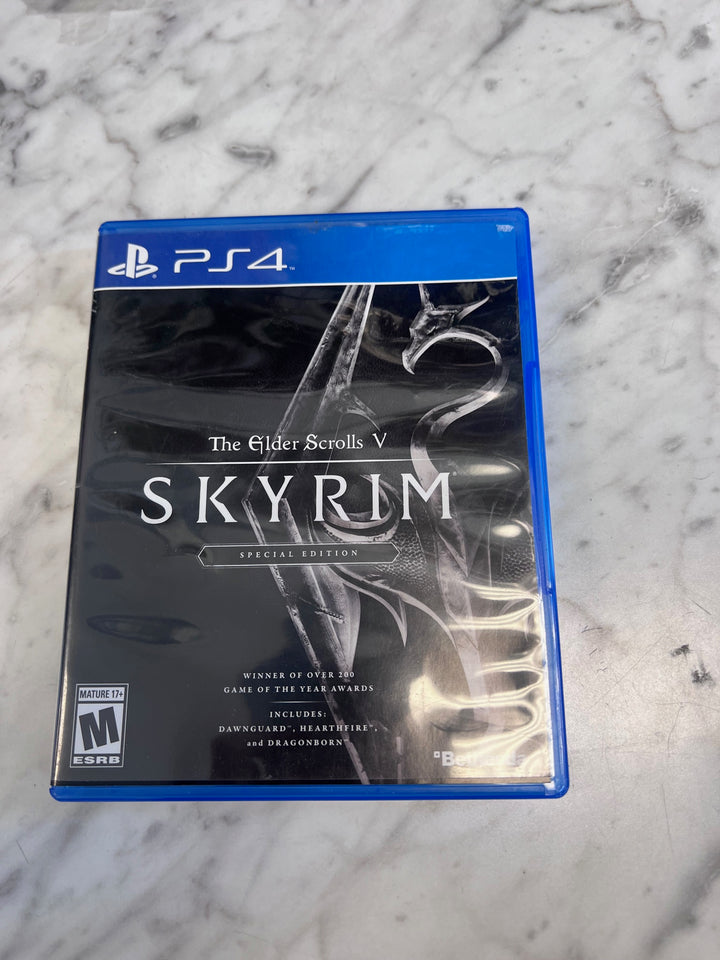 Elder Scrolls V Skyrim Special Edition PS4 Playstation 4 CASE ONLY No Game   CO101025