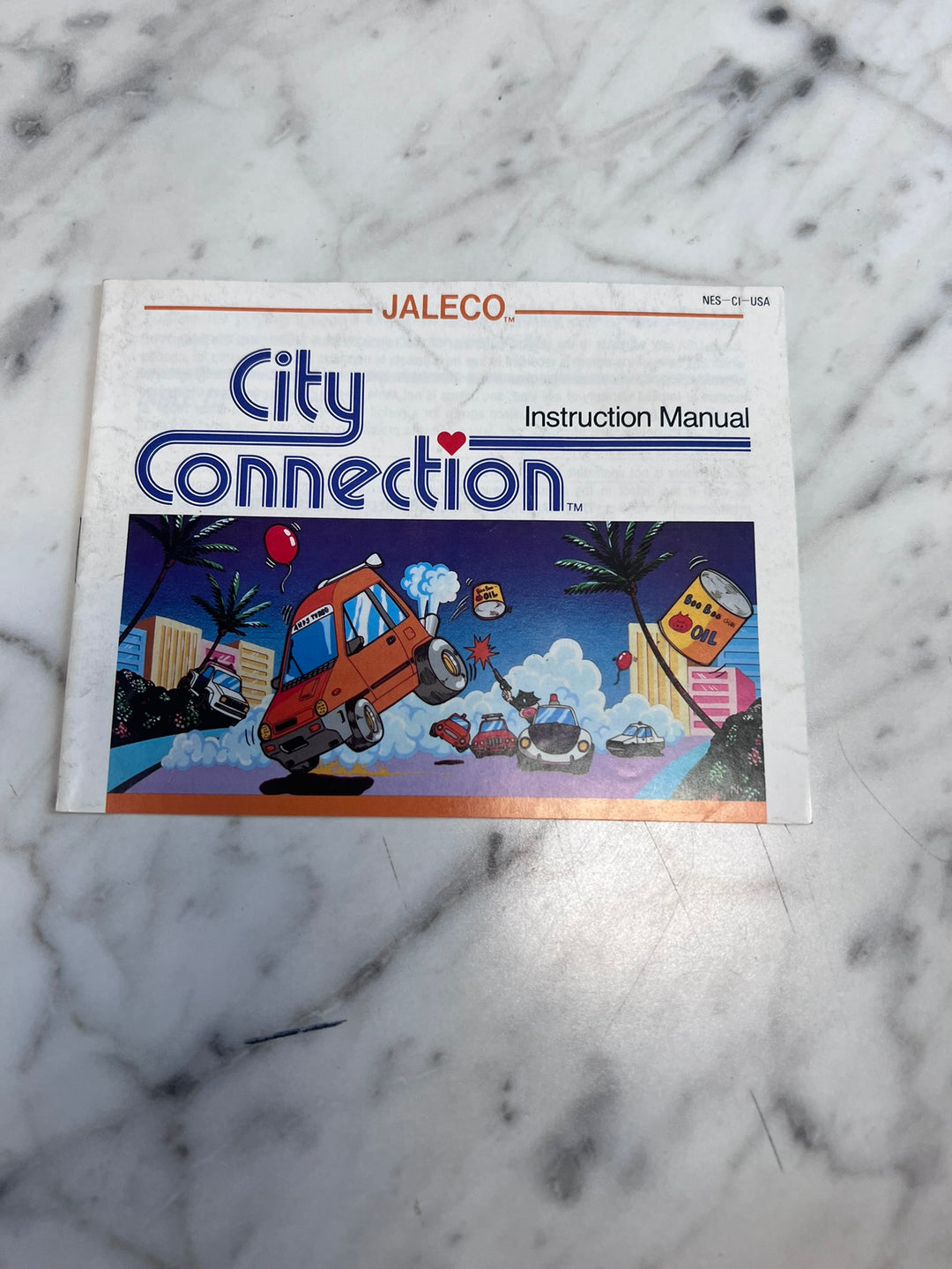 City Connection Original Nintendo NES MANUAL ONLY MO21926