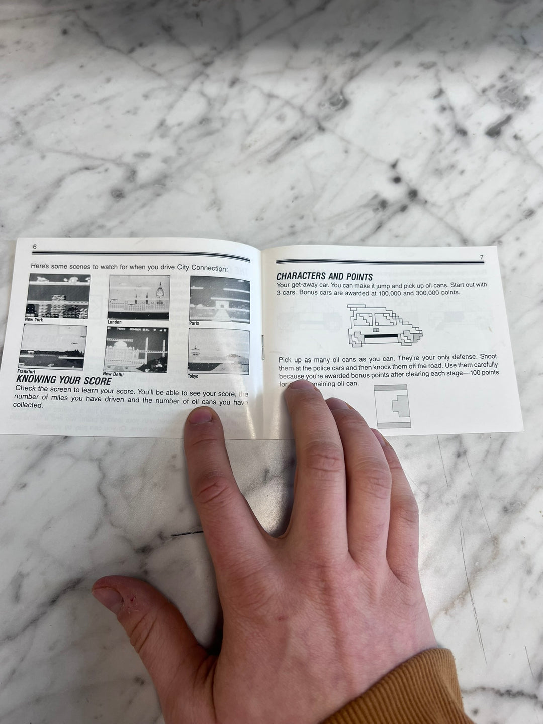 City Connection Original Nintendo NES MANUAL ONLY MO21926