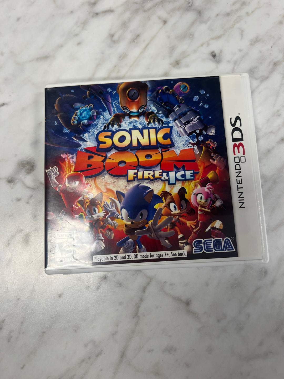 Sonic Boom Fire & Ice for Nintendo 3DS Case ONLY CO92524