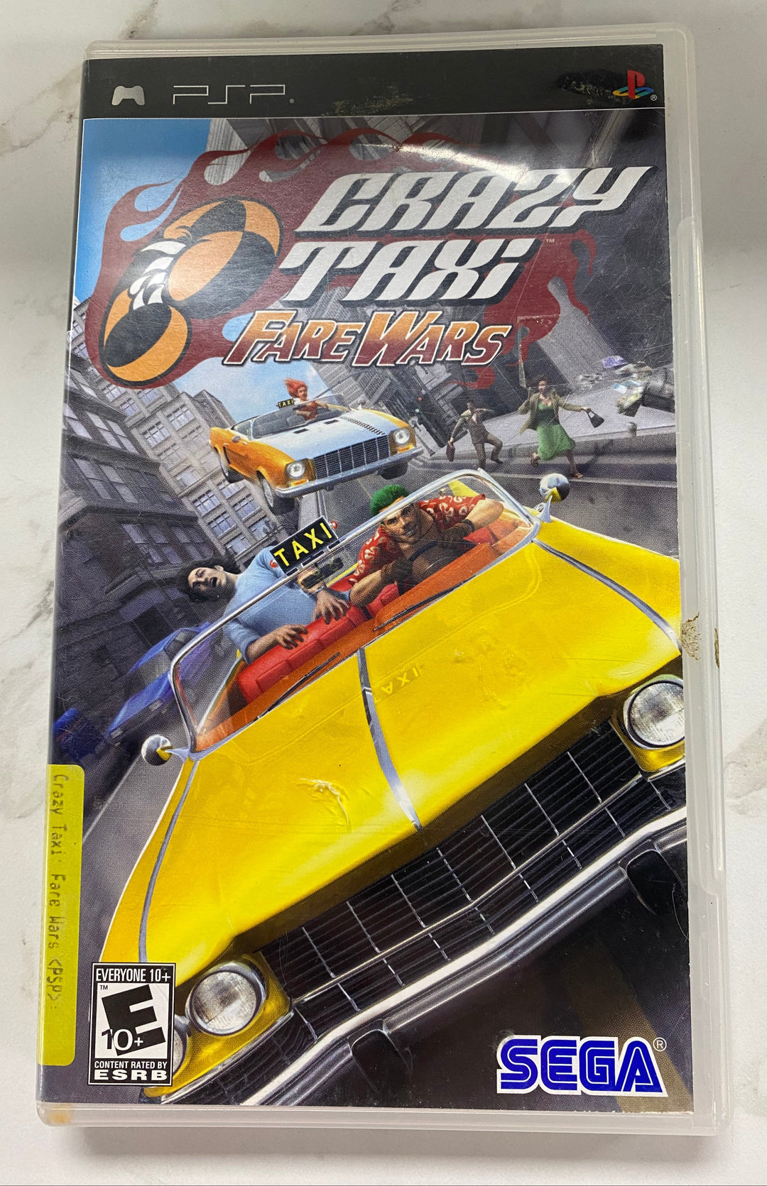 Crazy Taxi Fare Wars PSP CASE ONLY CO62626