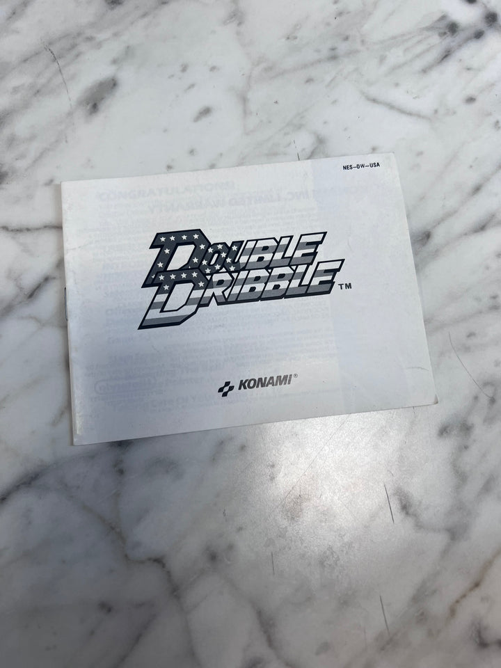 Double Dribble Original Nintendo NES MANUAL ONLY MO21926