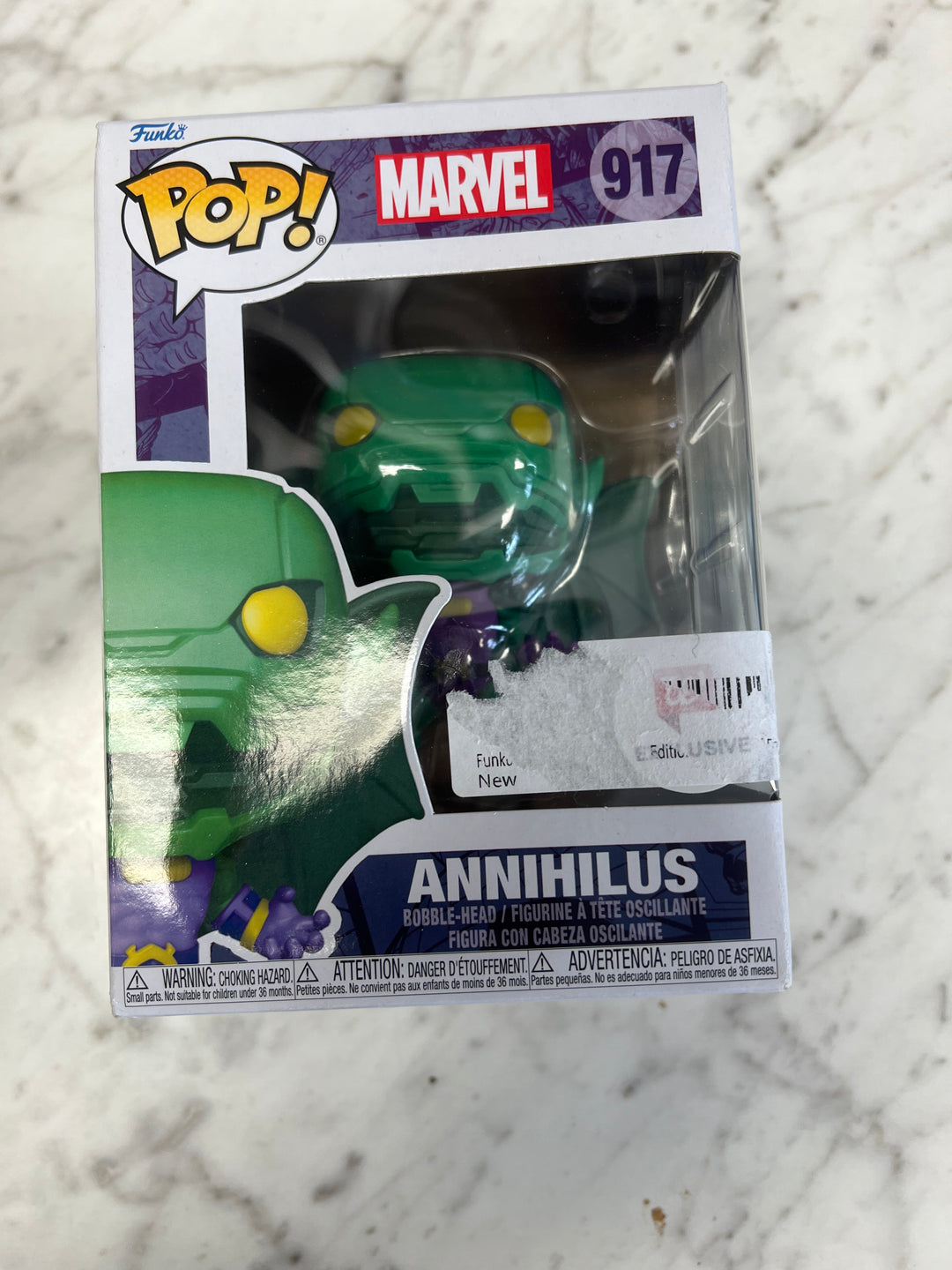 Funko Pop! Annihilus #917 Marvel Imperfect box    FP1231