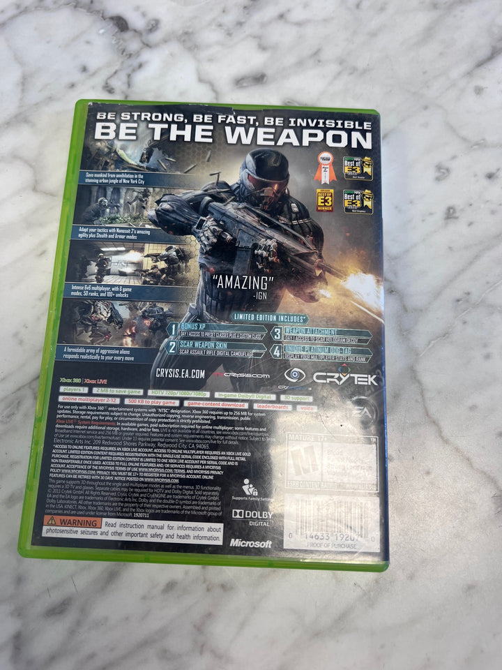 Crysis 2 Xbox 360 CASE ONLY NO GAME   CO101025