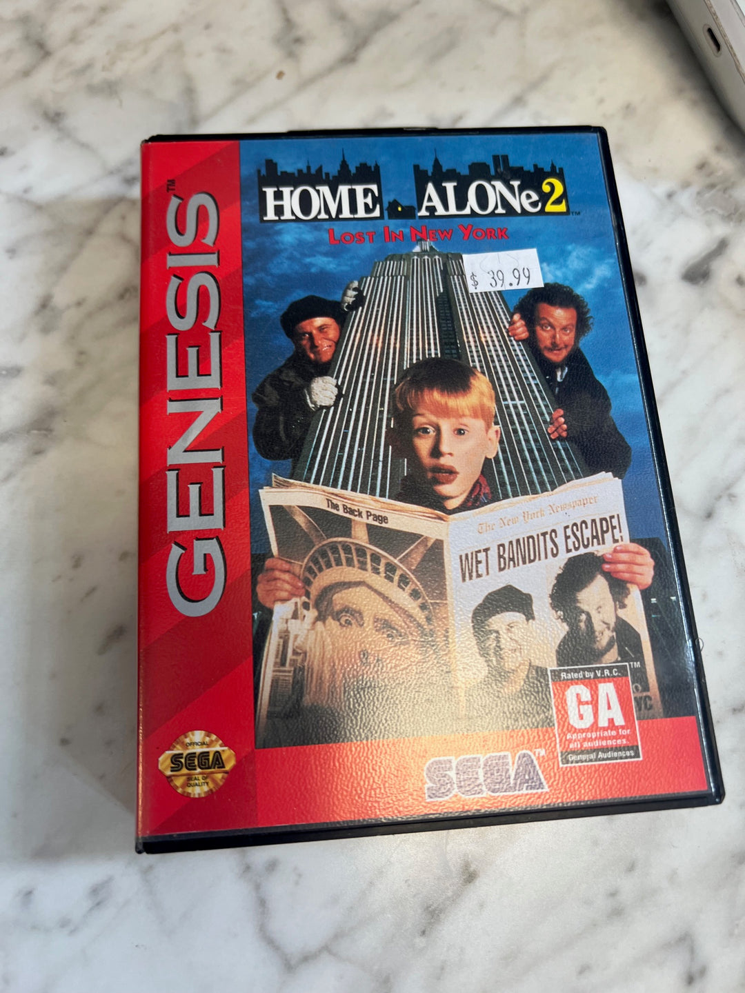 Home Alone 2 Lost in New York - Sega Genesis G71725