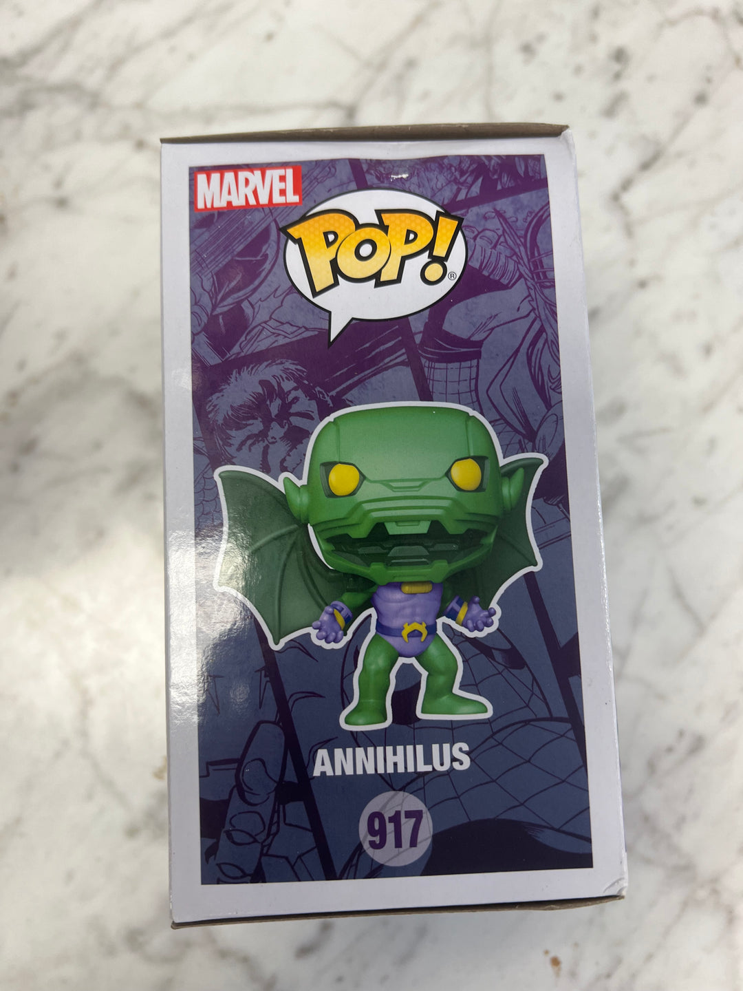 Funko Pop! Annihilus #917 Marvel Imperfect box    FP1231