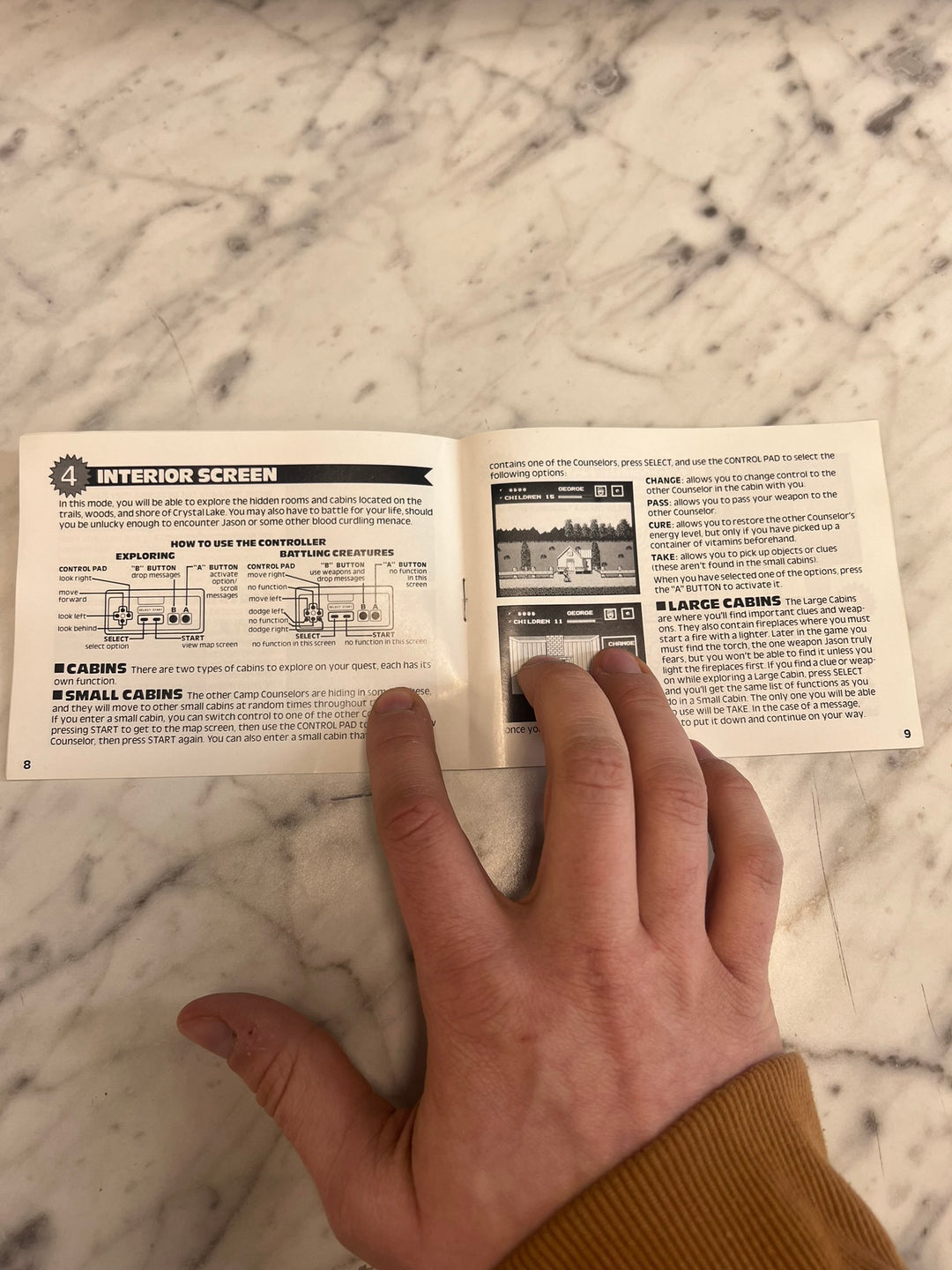 Friday the 13th Original Nintendo NES MANUAL ONLY MO21926