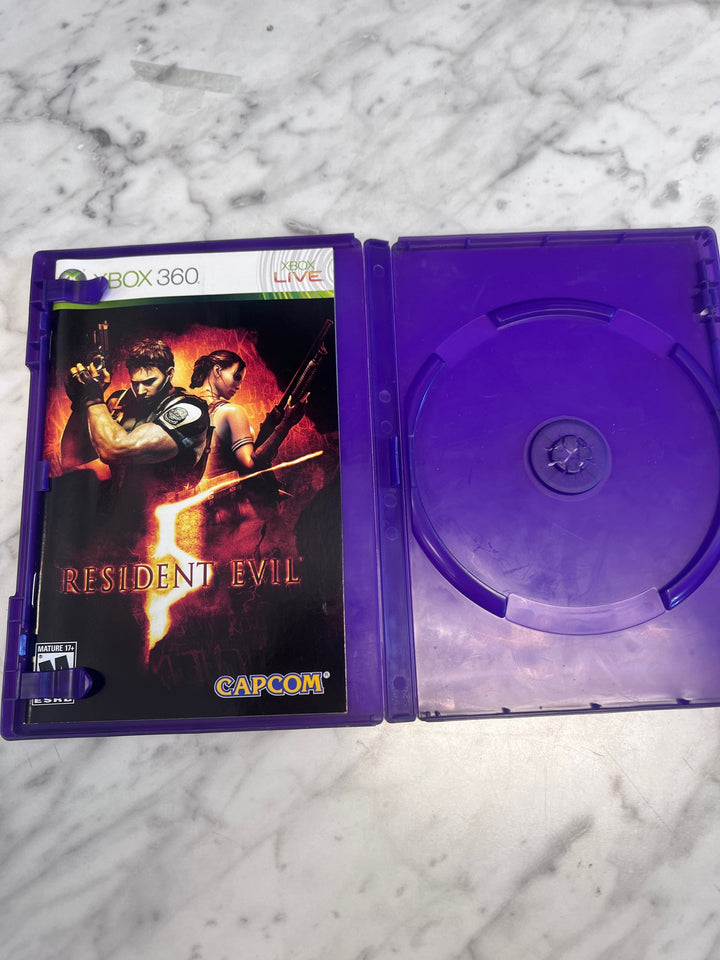 Resident Evil 5 Xbox 360 CASE ONLY NO GAME   CO101025