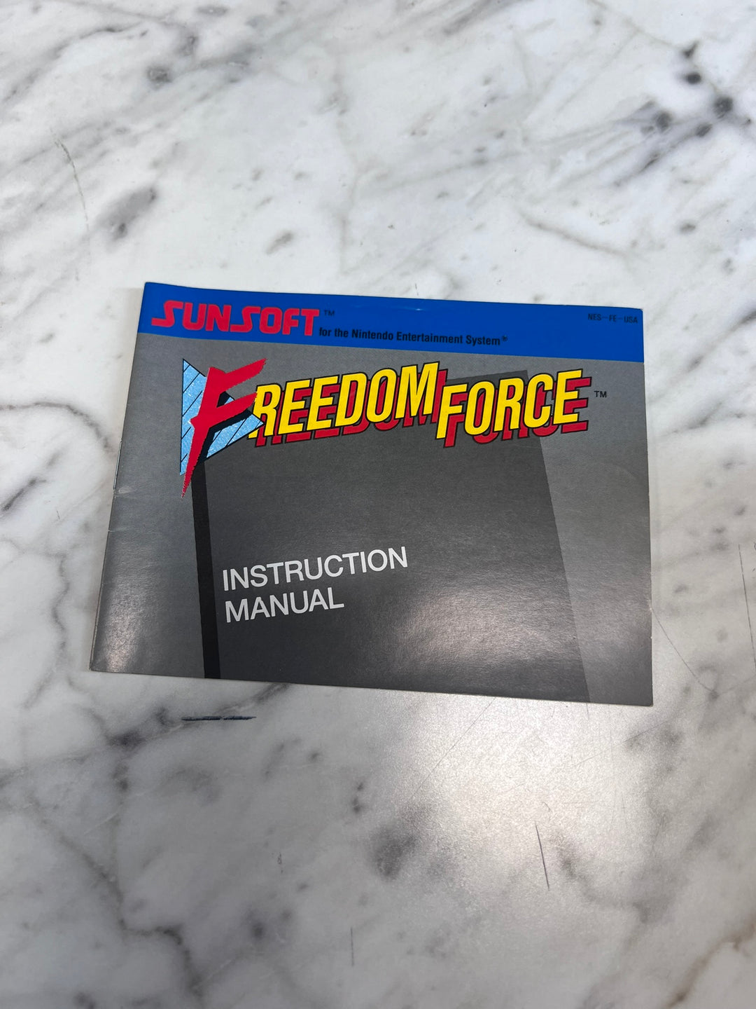 Freedom Force Original Nintendo NES MANUAL ONLY MO21926