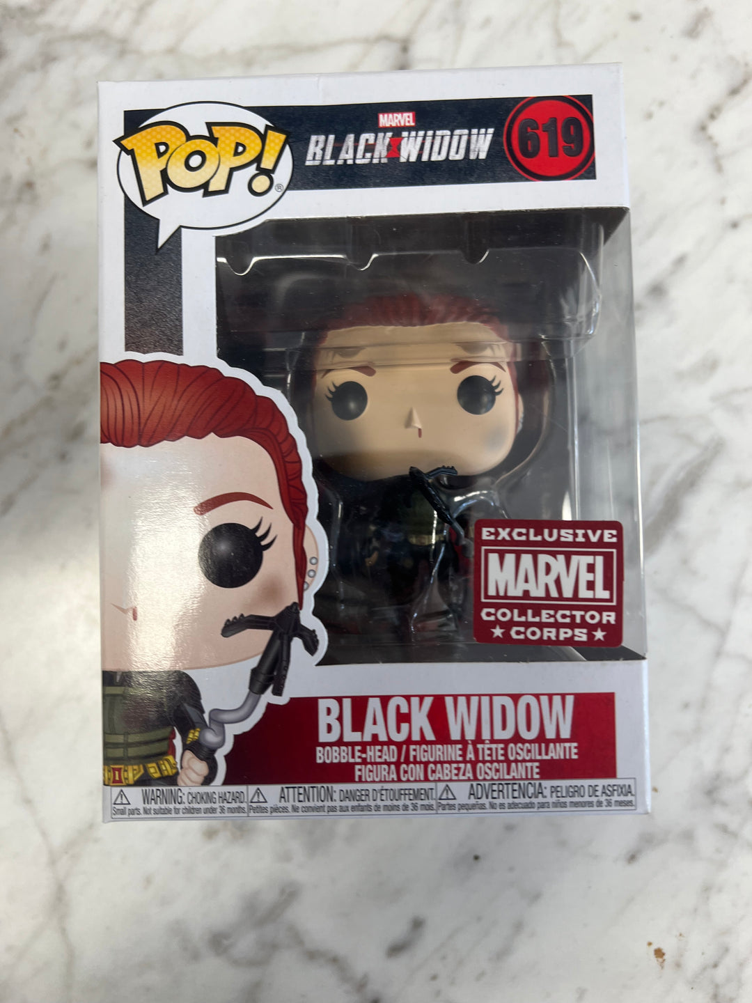 Funko Pop! Black Widow #619 Marvel Collector Corps  FP1231