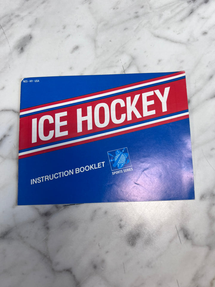 Ice Hockey Original Nintendo NES MANUAL ONLY MO21926