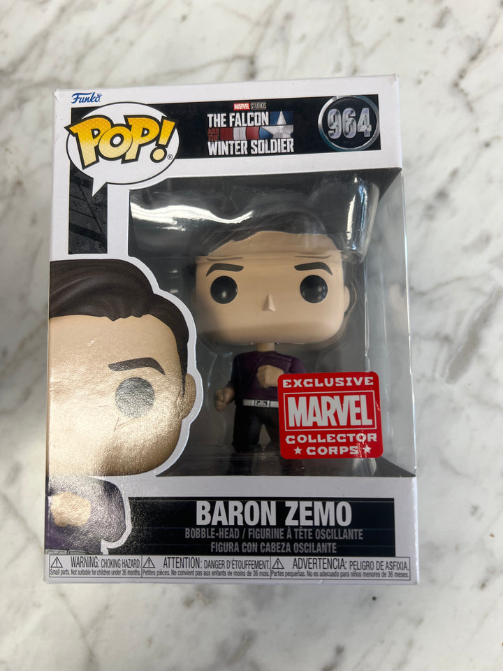Funko Pop! Baron Zemo #964 Marvel Collector Corps Falcon Winter Soldier  FP1231