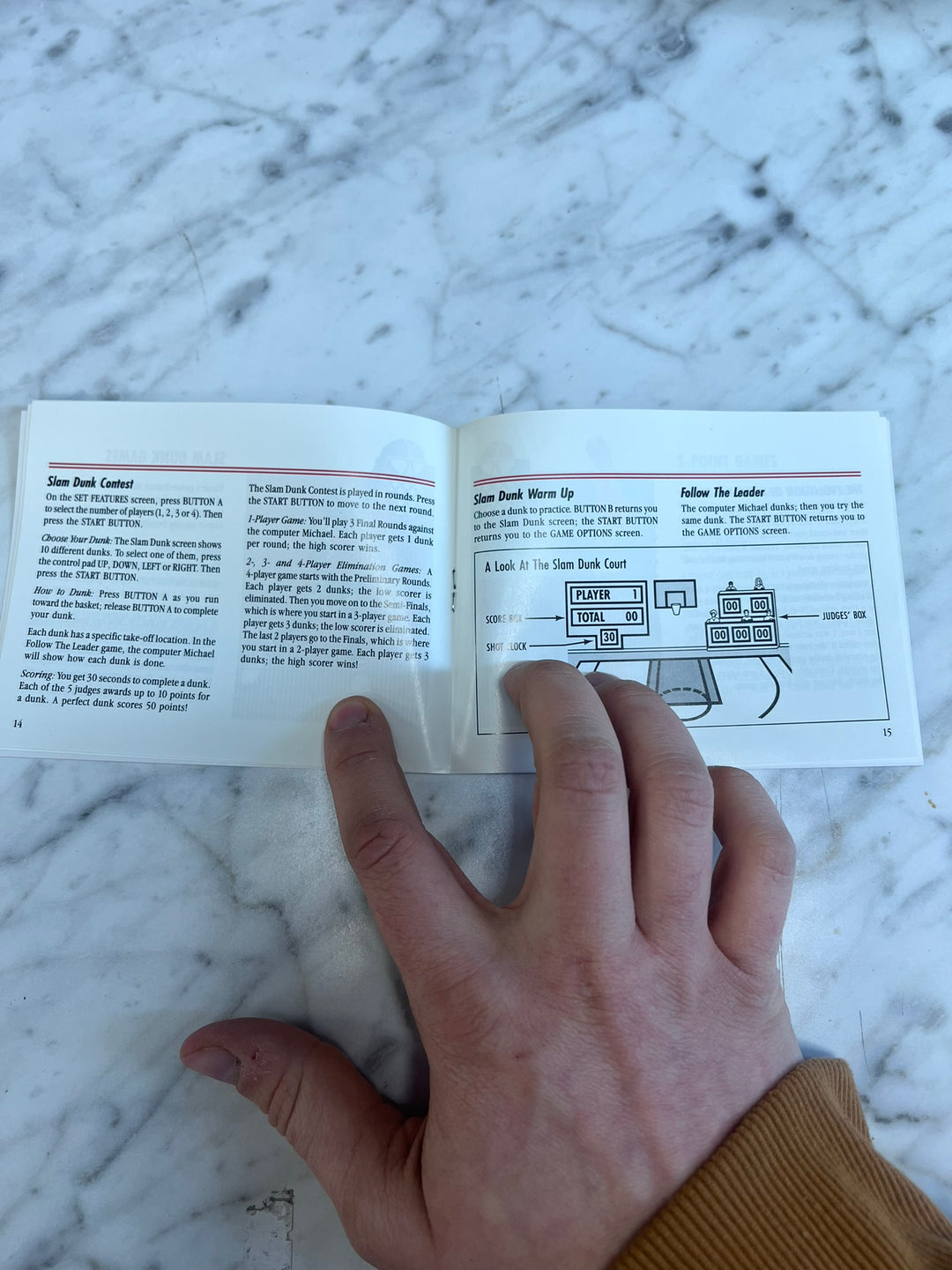 Jordan Vs Bird One on One Original Nintendo NES MANUAL ONLY MO21926