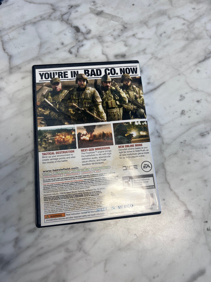 Battlefield Bad Company Xbox 360 CASE ONLY NO GAME   CO101025