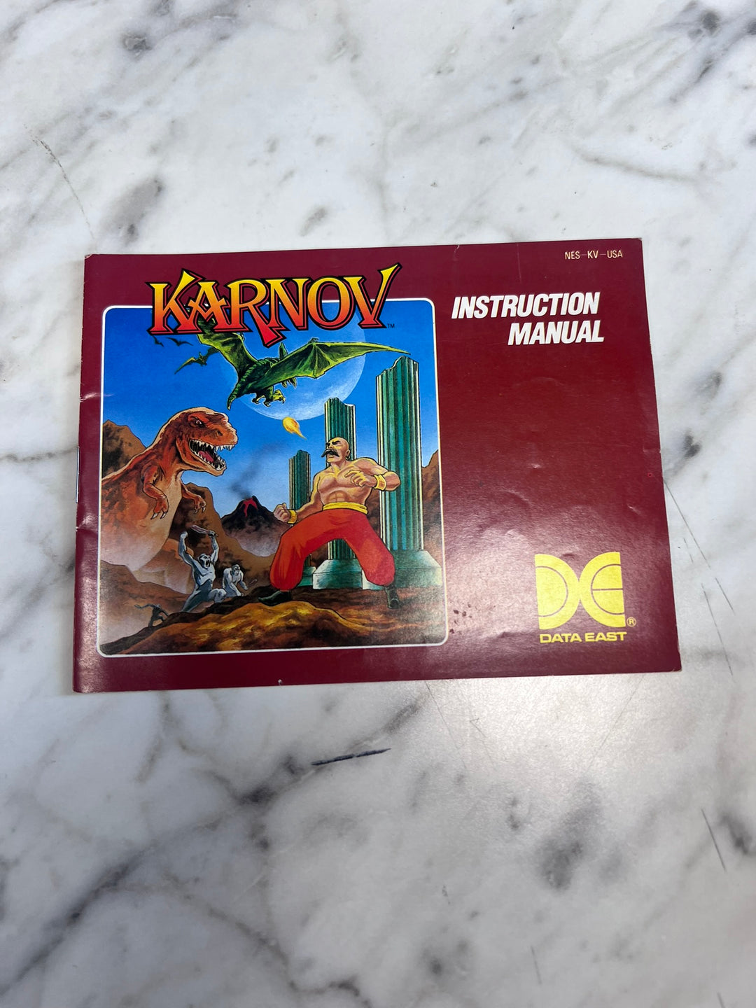 Karnov Original Nintendo NES MANUAL ONLY MO21926
