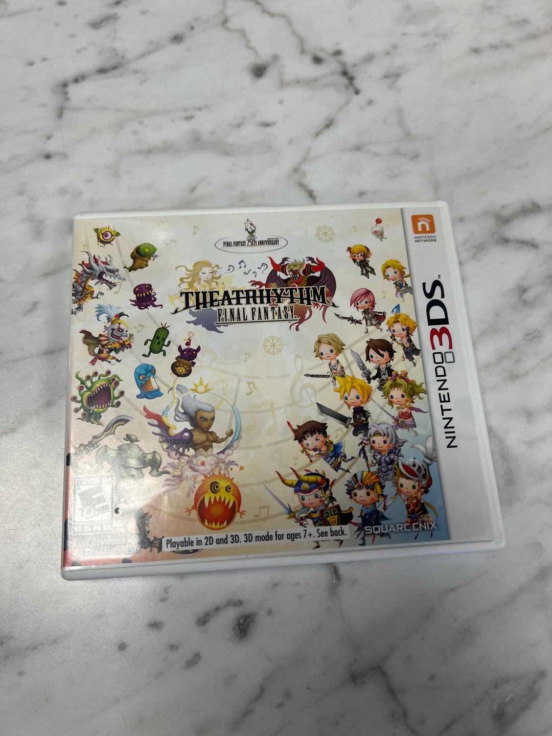 Theatrhythm Final Fantasy for Nintendo 3DS Case and manual ONLY CO92524