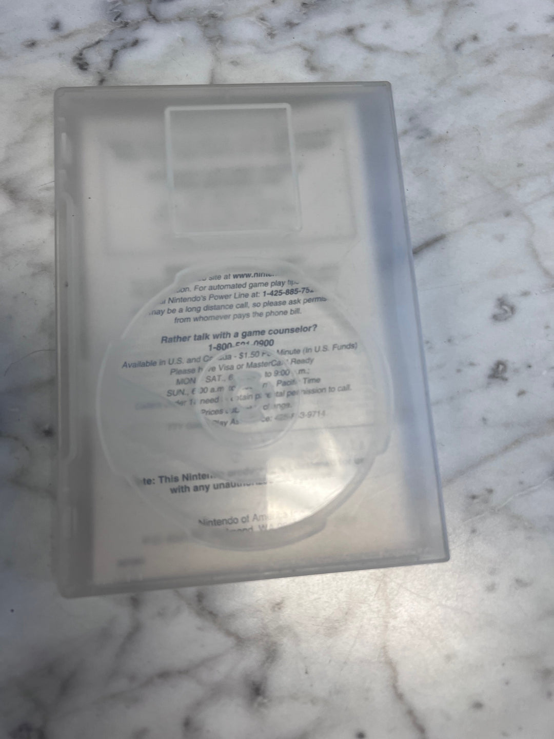 Gamecube Game Boy Player CASE/Manual ONLY NO DISC!!   CO101025