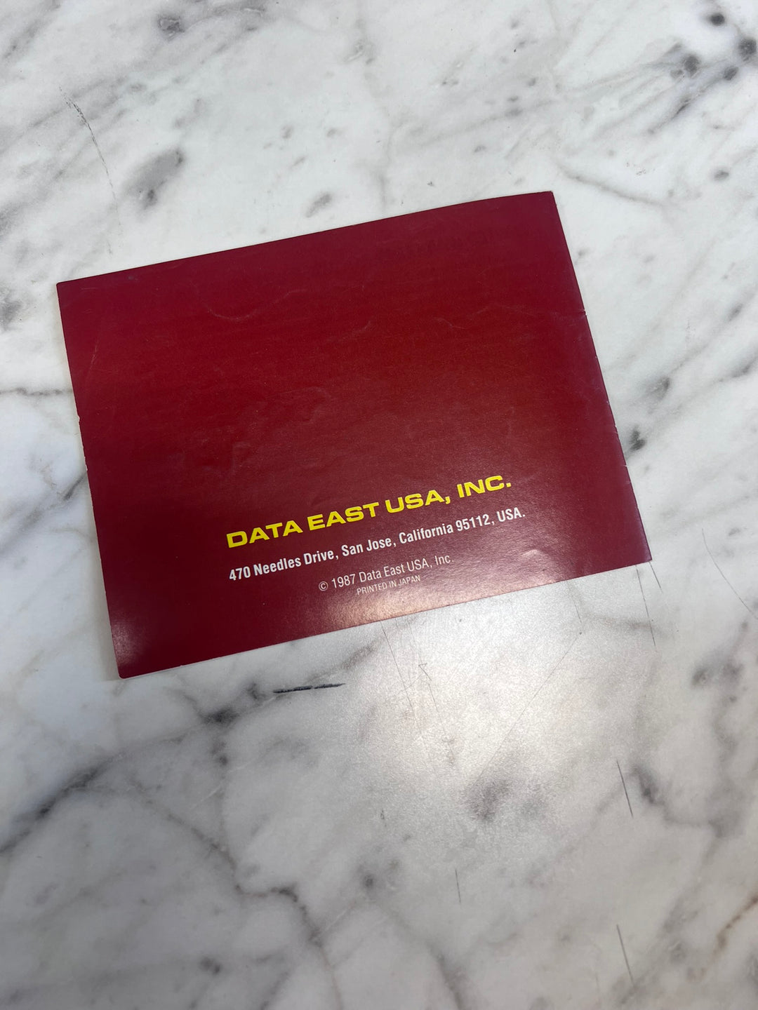 Karnov Original Nintendo NES MANUAL ONLY MO21926