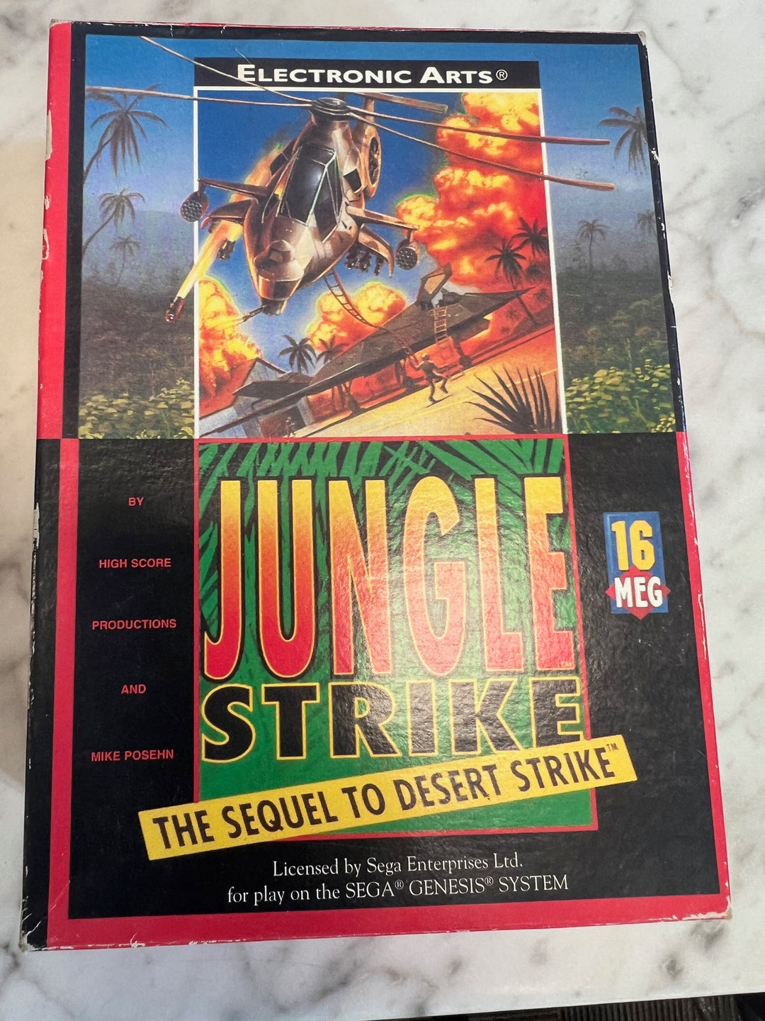 Jungle Strike - Sega Genesis G71725