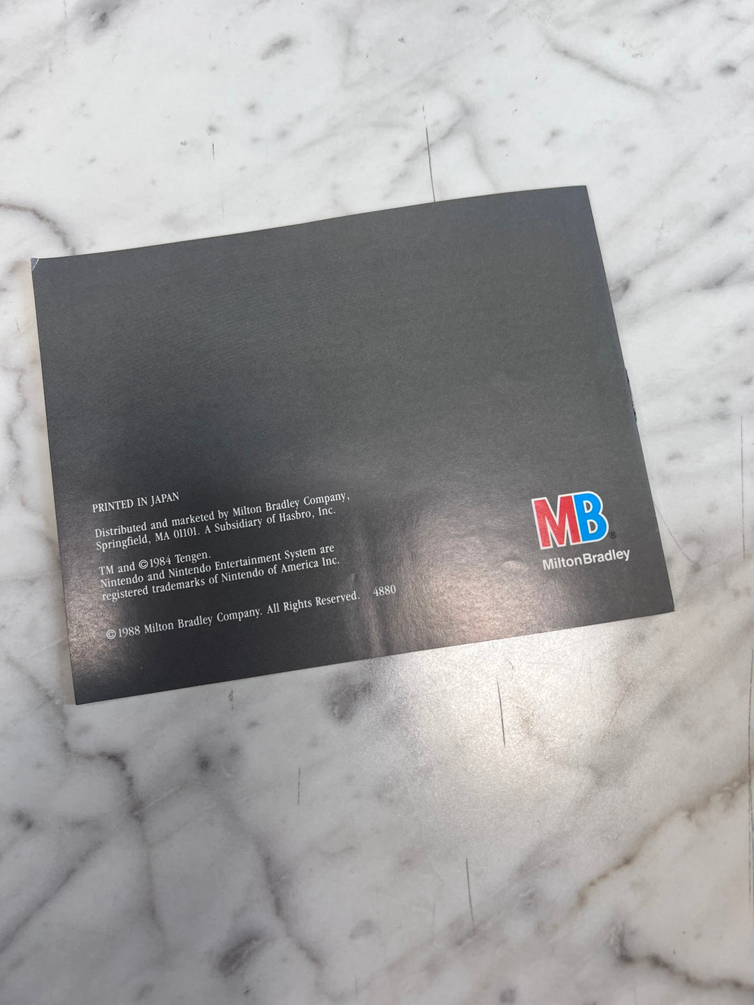 Marble Madness Original Nintendo NES MANUAL ONLY MO21926