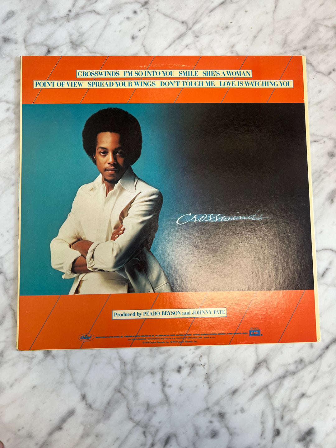 Peabo Bryson - Crosswinds - Vinyl Record DR71124