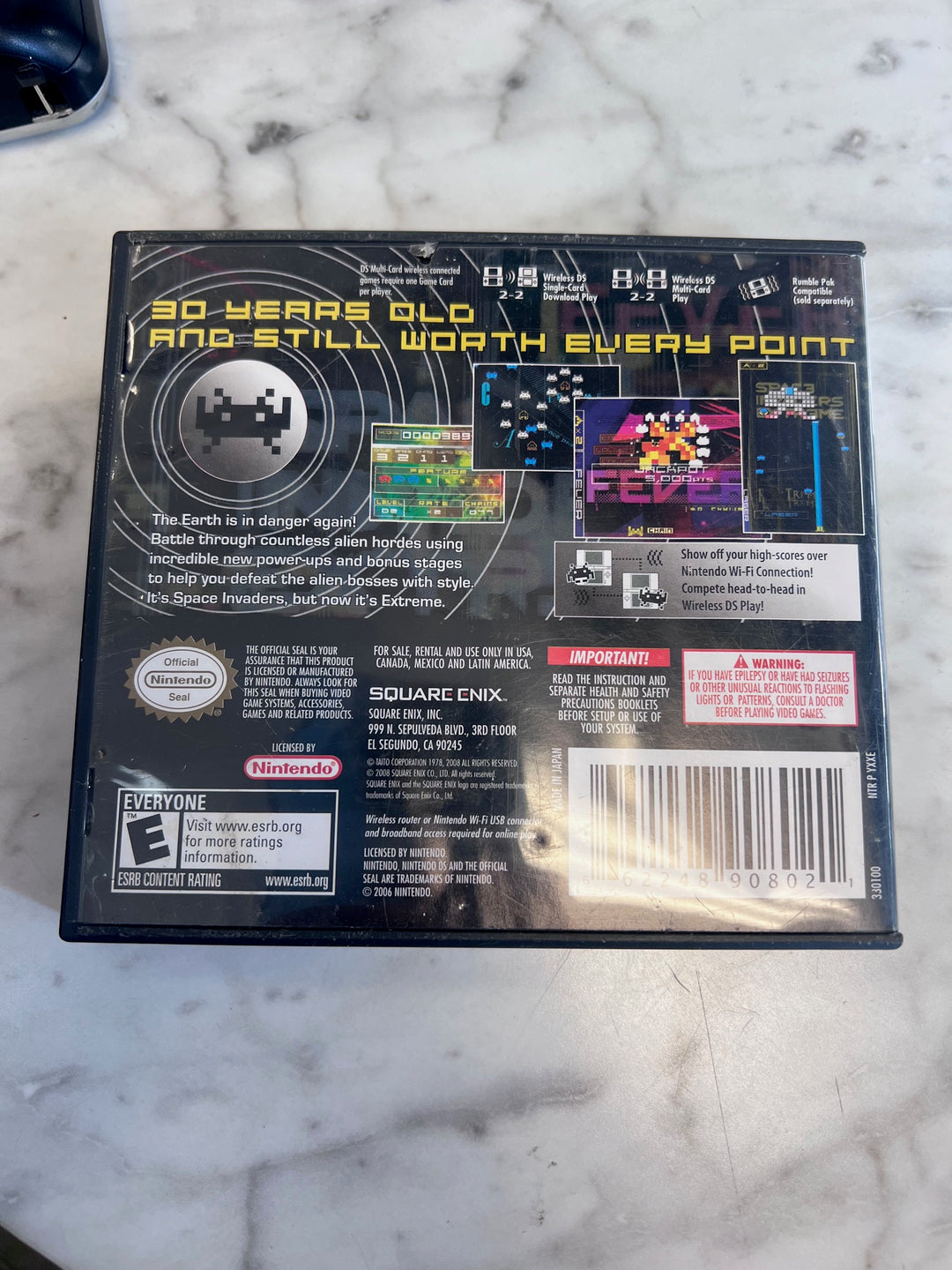 Space Invaders Extreme Nintendo DS CASE & MANUAL ONLY   CO101025