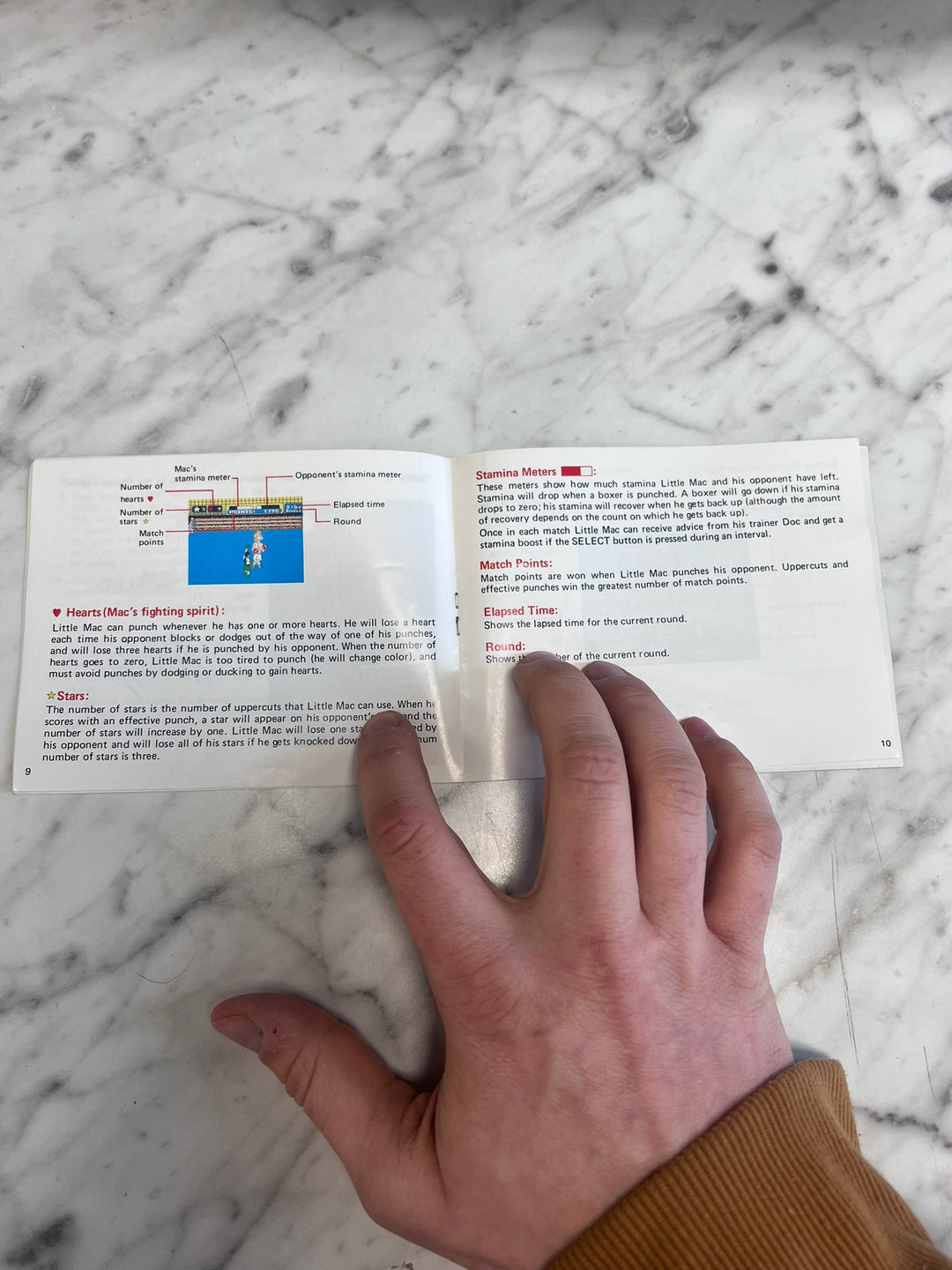 Mike Tyson's Punch-Out! Original Nintendo NES MANUAL ONLY MO21926