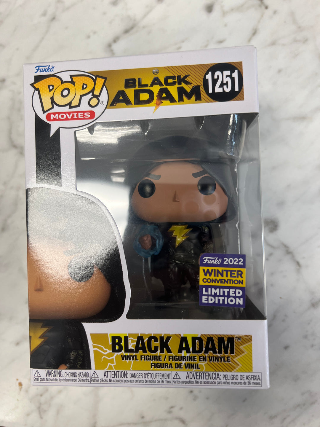 Funko Pop! Black Adam #1251 Winter Convention Limited Edition  FP1231