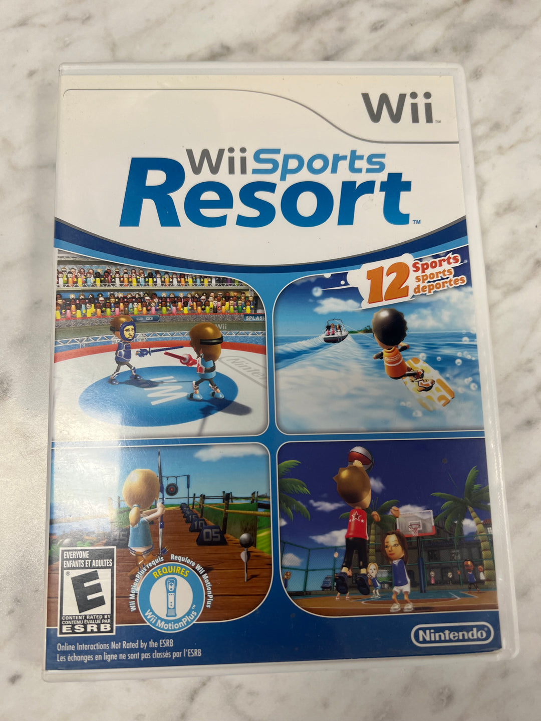 Wii Sports Resort Nintendo Wii Case and manual ONLY CO92524