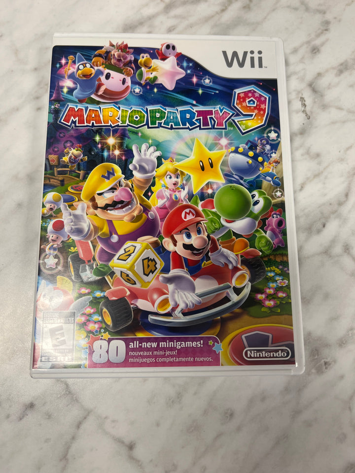 Mario Party 9 Nintendo Wii Case and manual ONLY CO92524