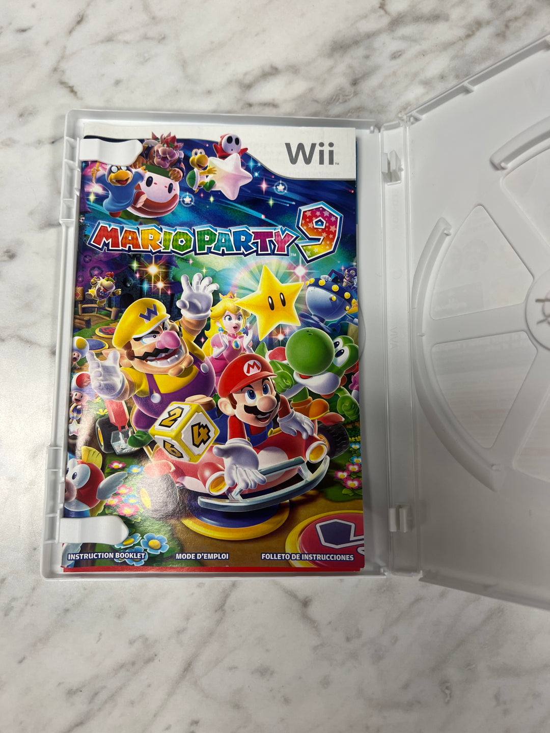 Mario Party 9 Nintendo Wii Case and manual ONLY CO92524