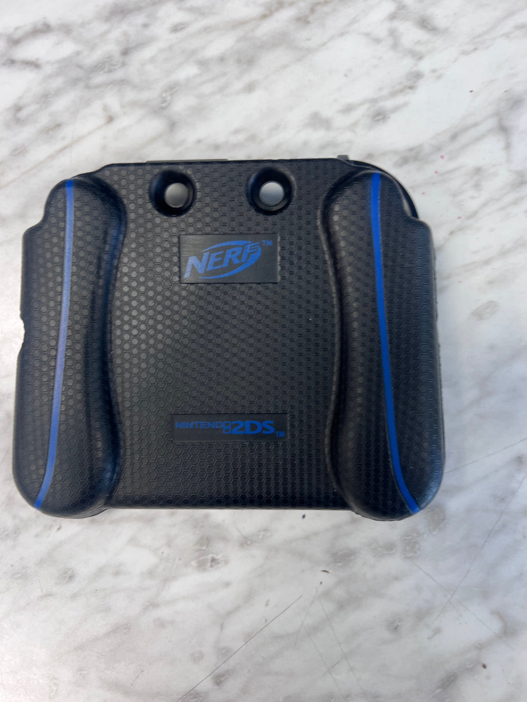 PDP Nintendo 2DS Nerf Console Grip Case Protector  Black/Blue  UA101025