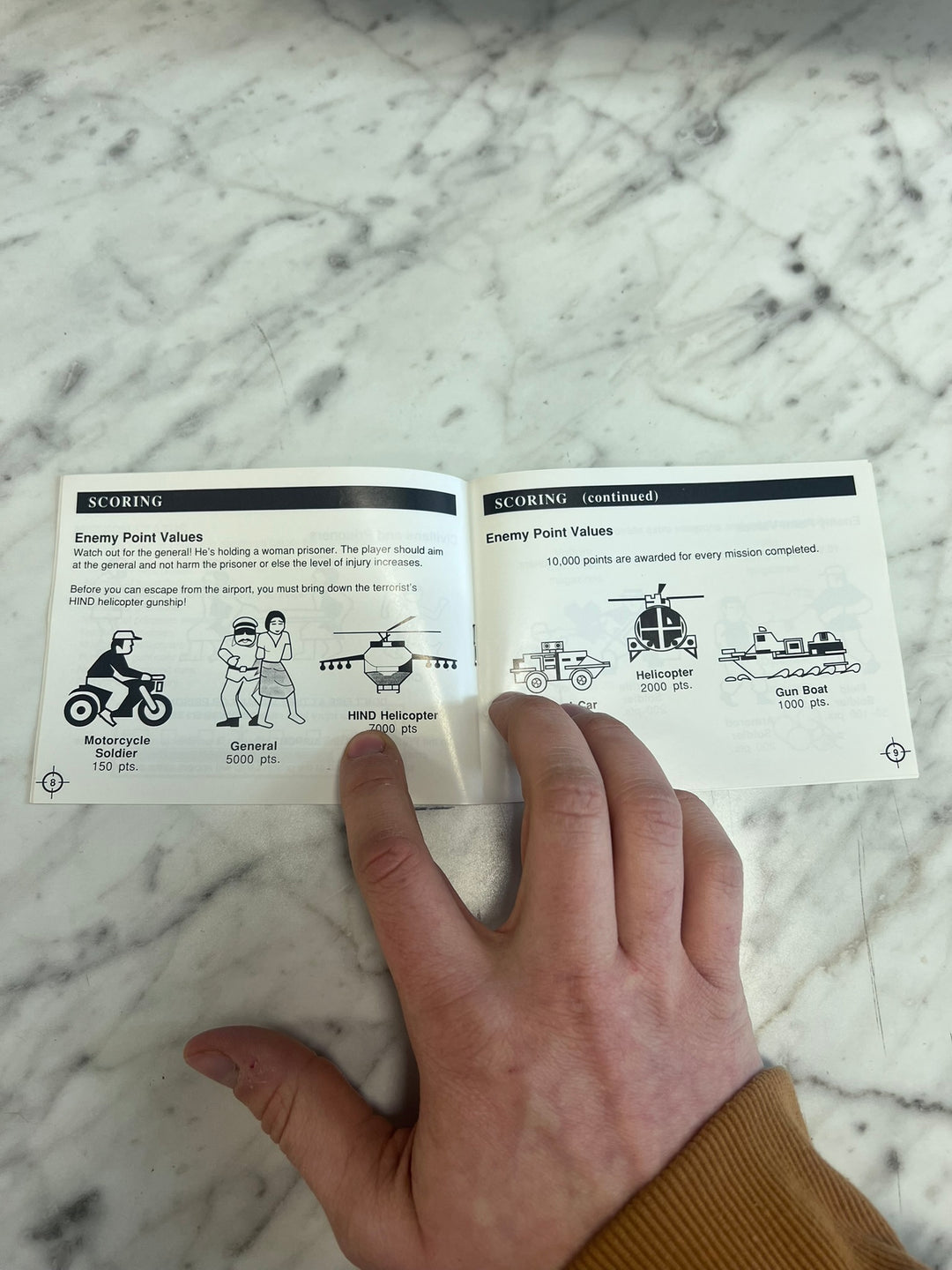 Operation Wolf Original Nintendo NES MANUAL ONLY MO21926