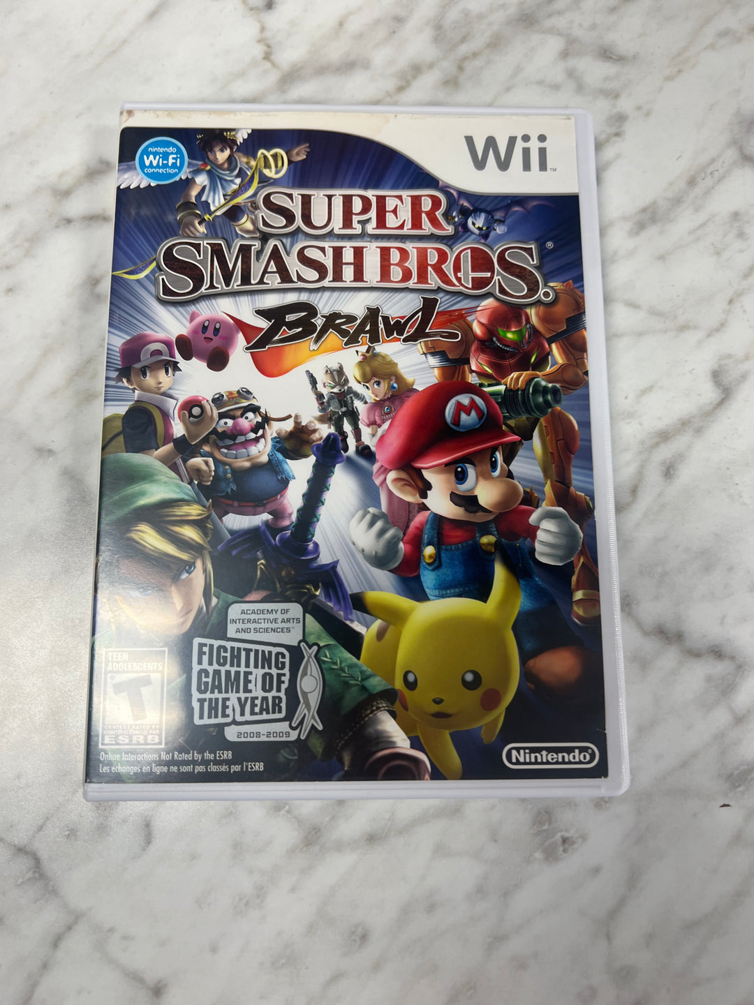 Super Smash Bros Brawl Nintendo Wii Case ONLY CO92524