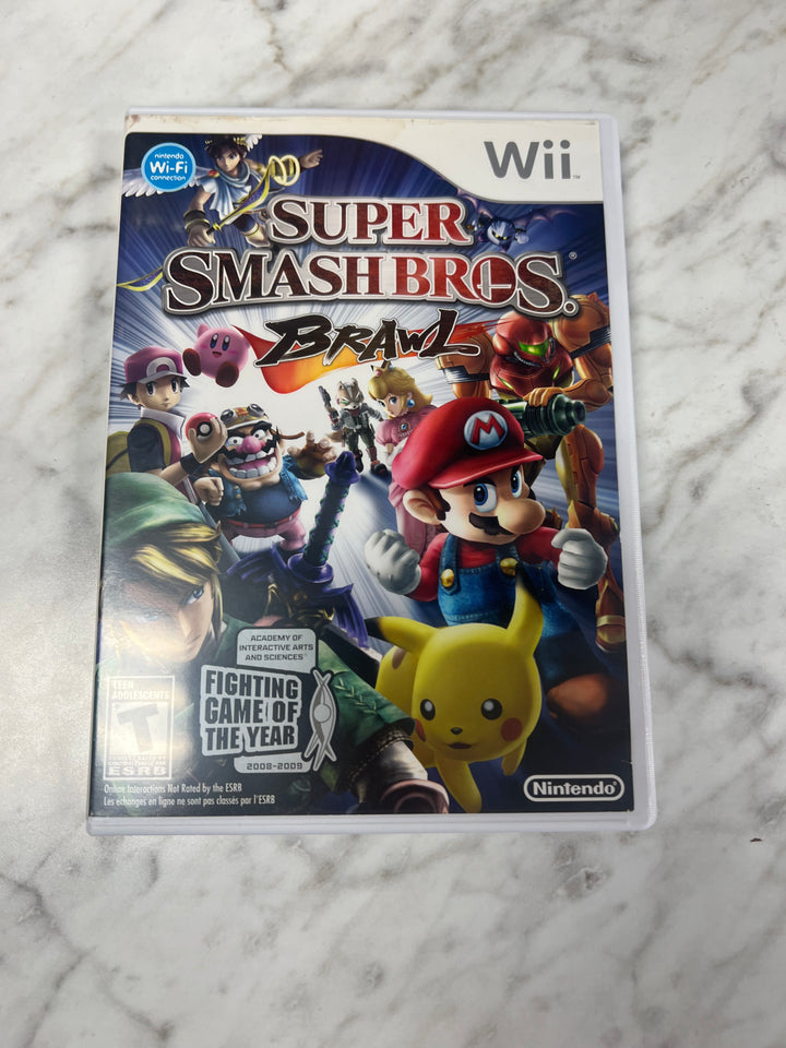 Super Smash Bros Brawl Nintendo Wii Case ONLY CO92524